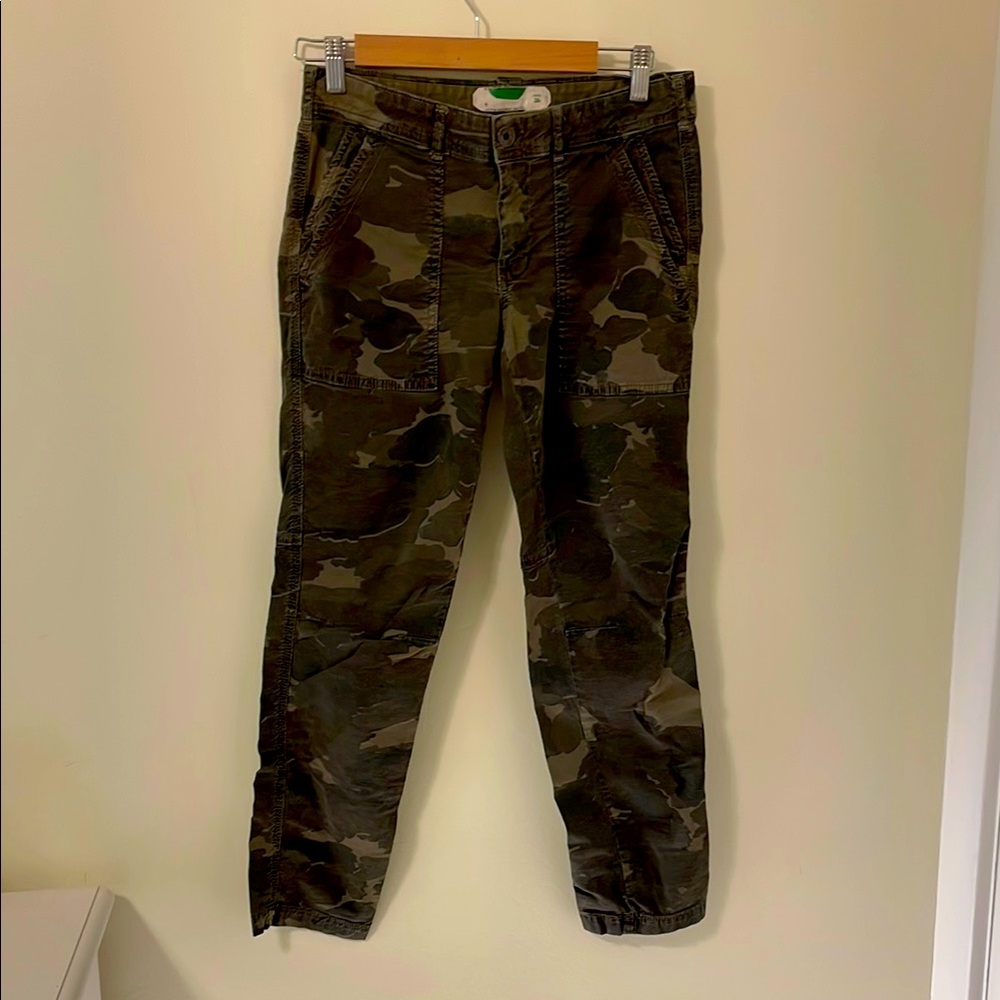 Anthropologie camo cargo pants